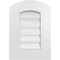Ekena Millwork Arch Top Surface Mount PVC Gable Vent: Non-Functional, w/ 3-1/2"W x 1"P Standard Frame, 14"W x 18"H GVPAR14X1801SN - alternate 1